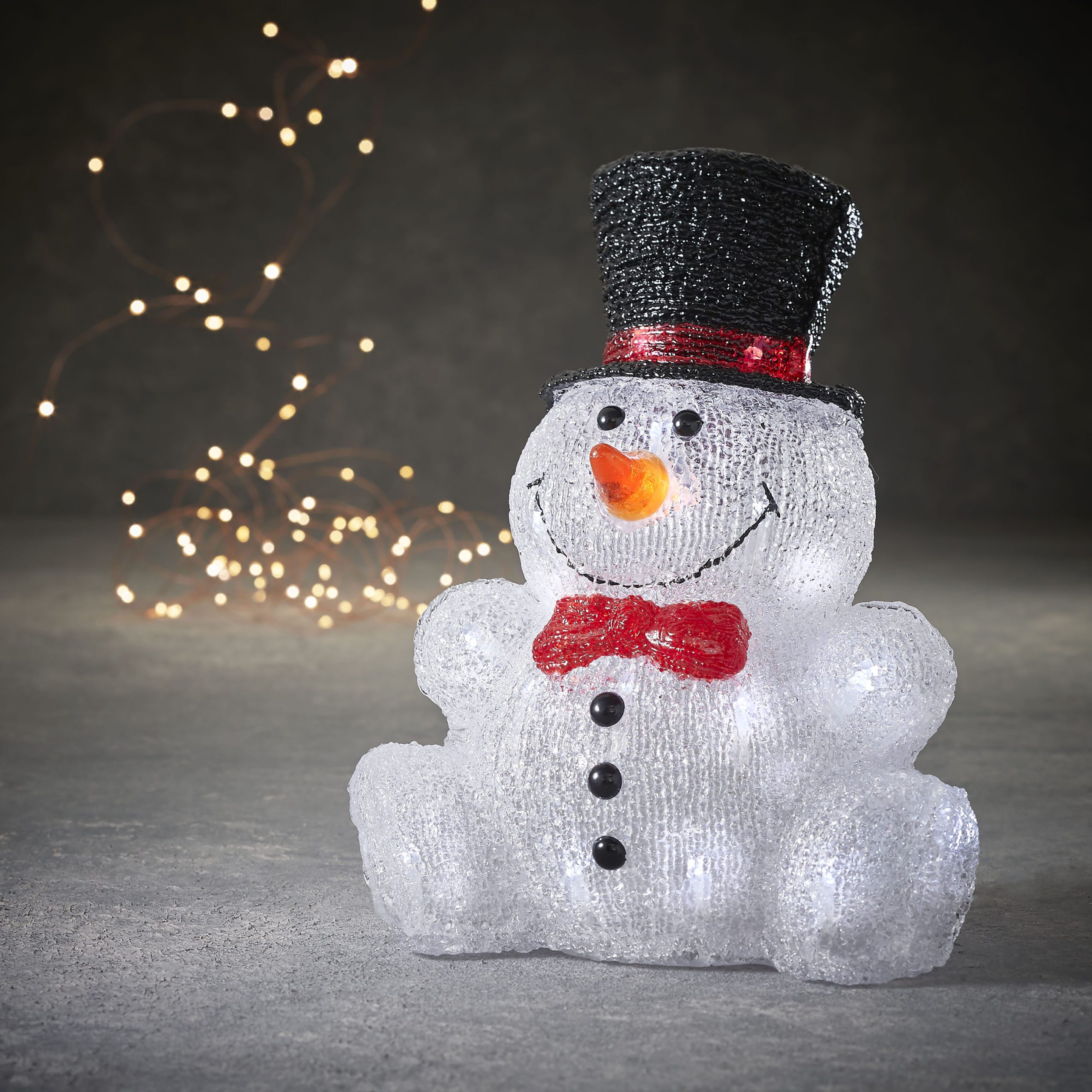 Bonhomme de Neige Lumineux à LED 24cm