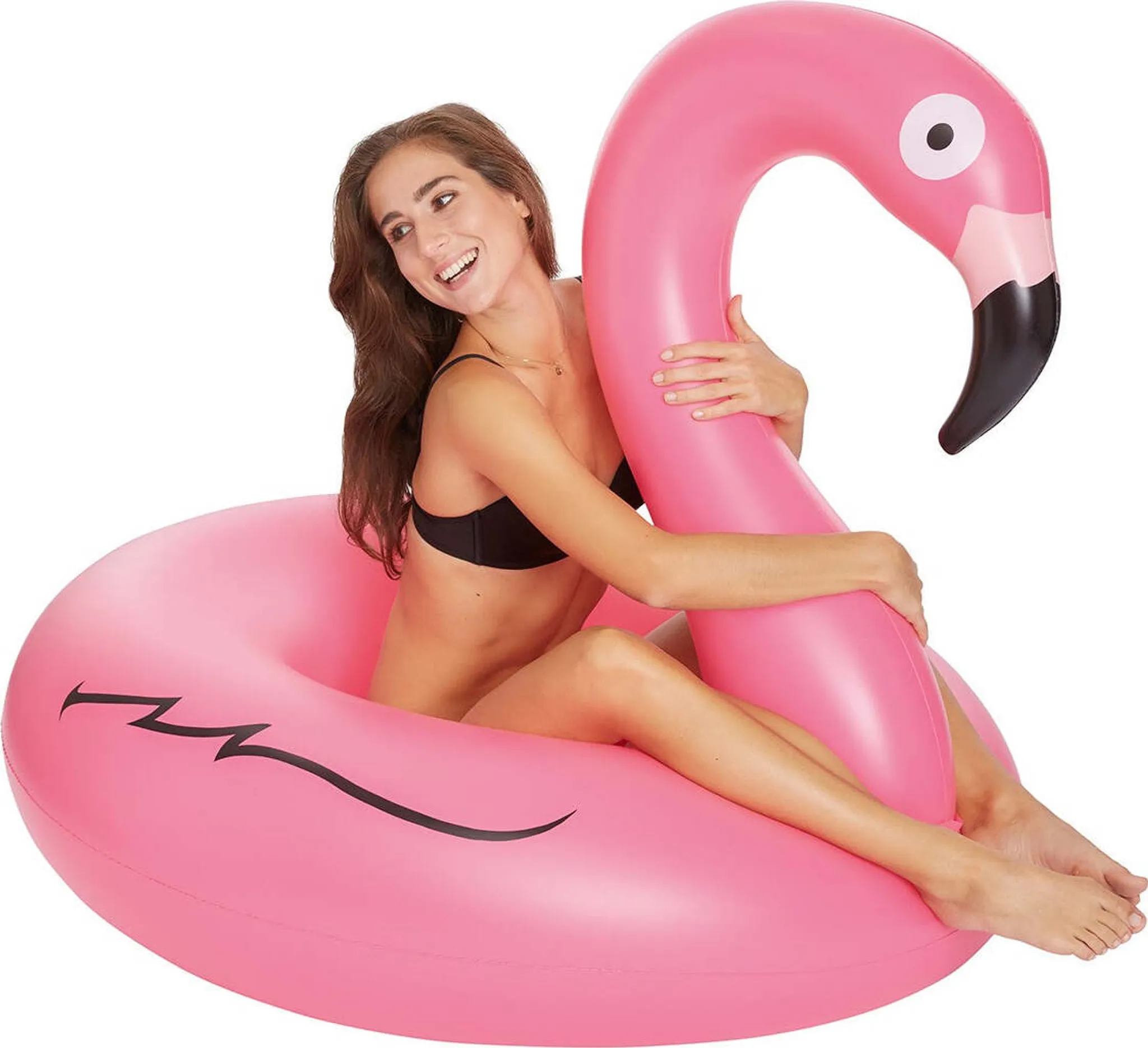 BOUEE GONFLABLE FLAMANT ROSE