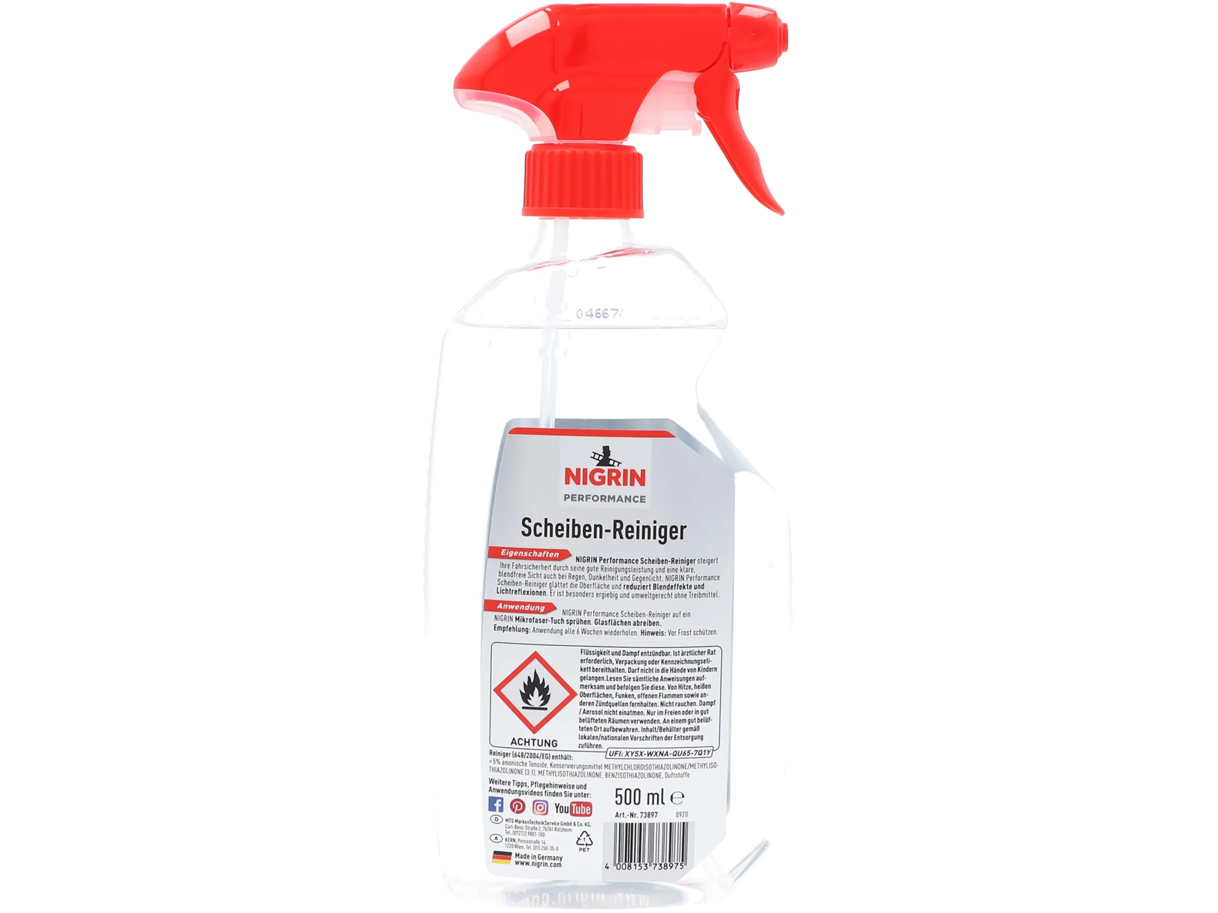 NETTOYANT VITRES 500 ML