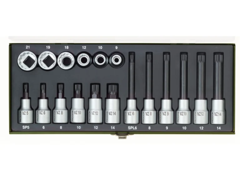 JEU SPÉCIAL POUR VIS À DENTURE MULTIPLE XZN, 18 PIÈCES