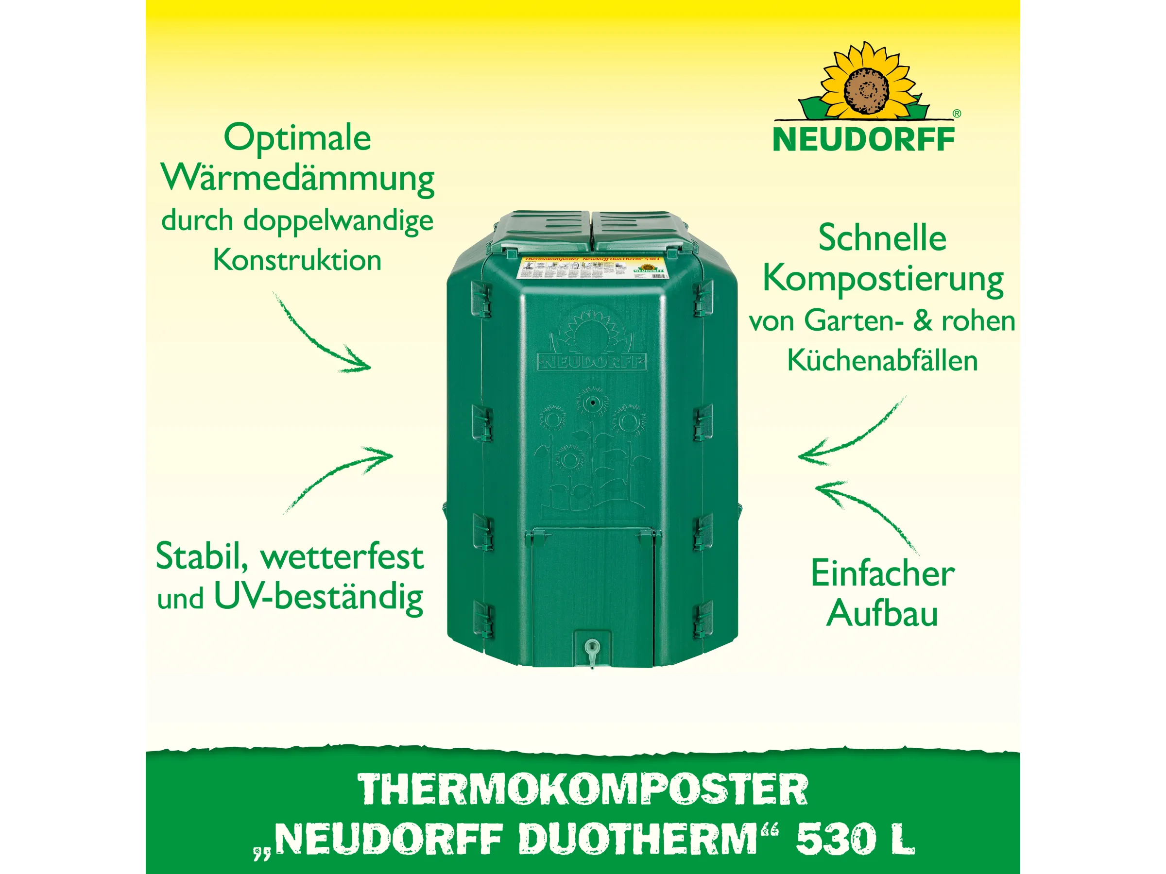 COMPOSTEUR THERMIQUE DUO THERM 530ltr.