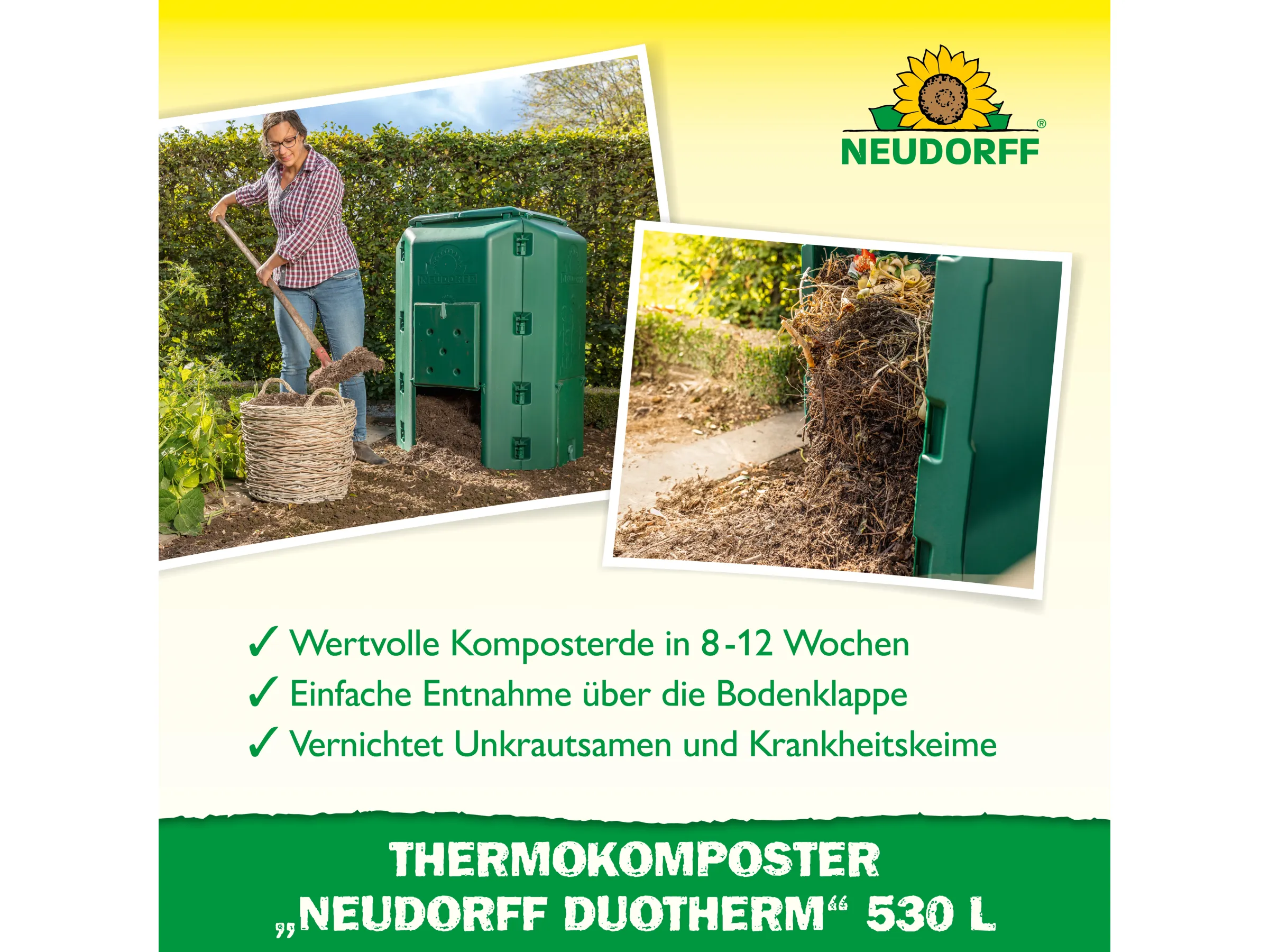 COMPOSTEUR THERMIQUE DUO THERM 530ltr.