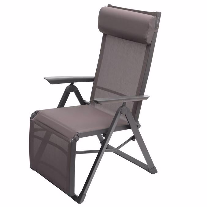 FAUTEUIL DE JARDIN « DECIMA » NOISETTE / PRALINE