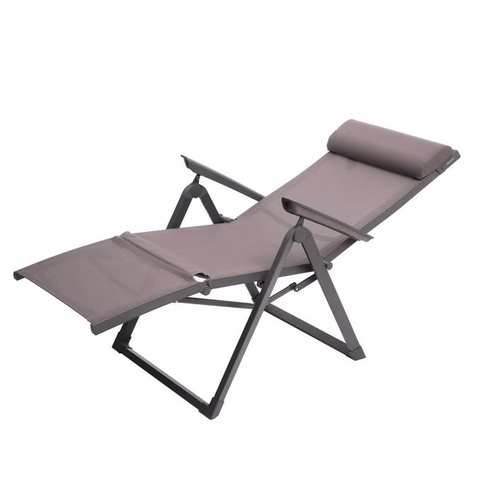 FAUTEUIL DE JARDIN « DECIMA » NOISETTE / PRALINE