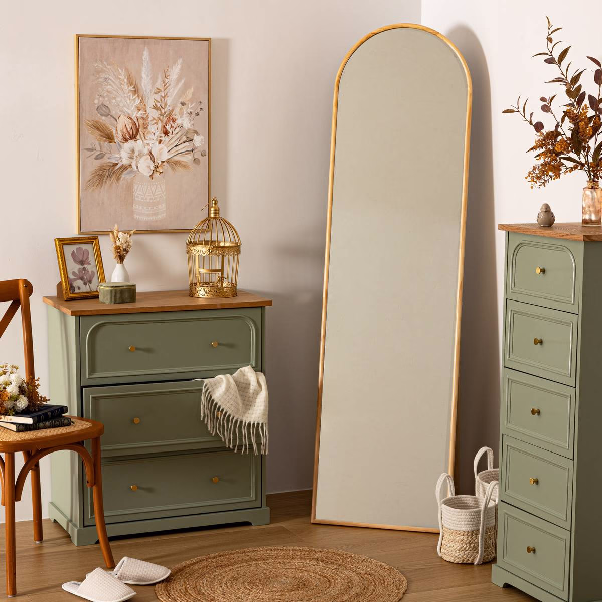 MIROIR SUR PIED «  »KIM » »