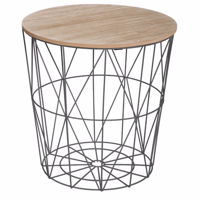 TABLE D'APPOINT "KUMI" , NOIR