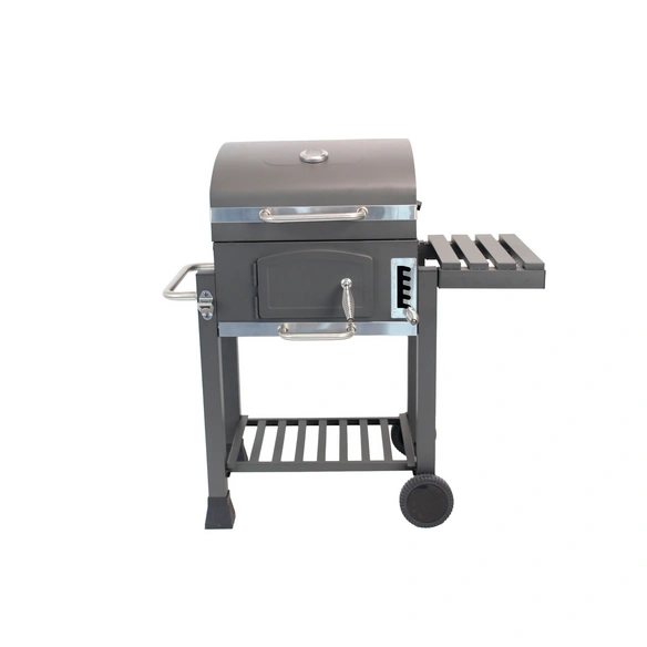 BARBECUE AU CHARBON DE BOIS "OTTAWA ",  ACIER INOXYDABLE