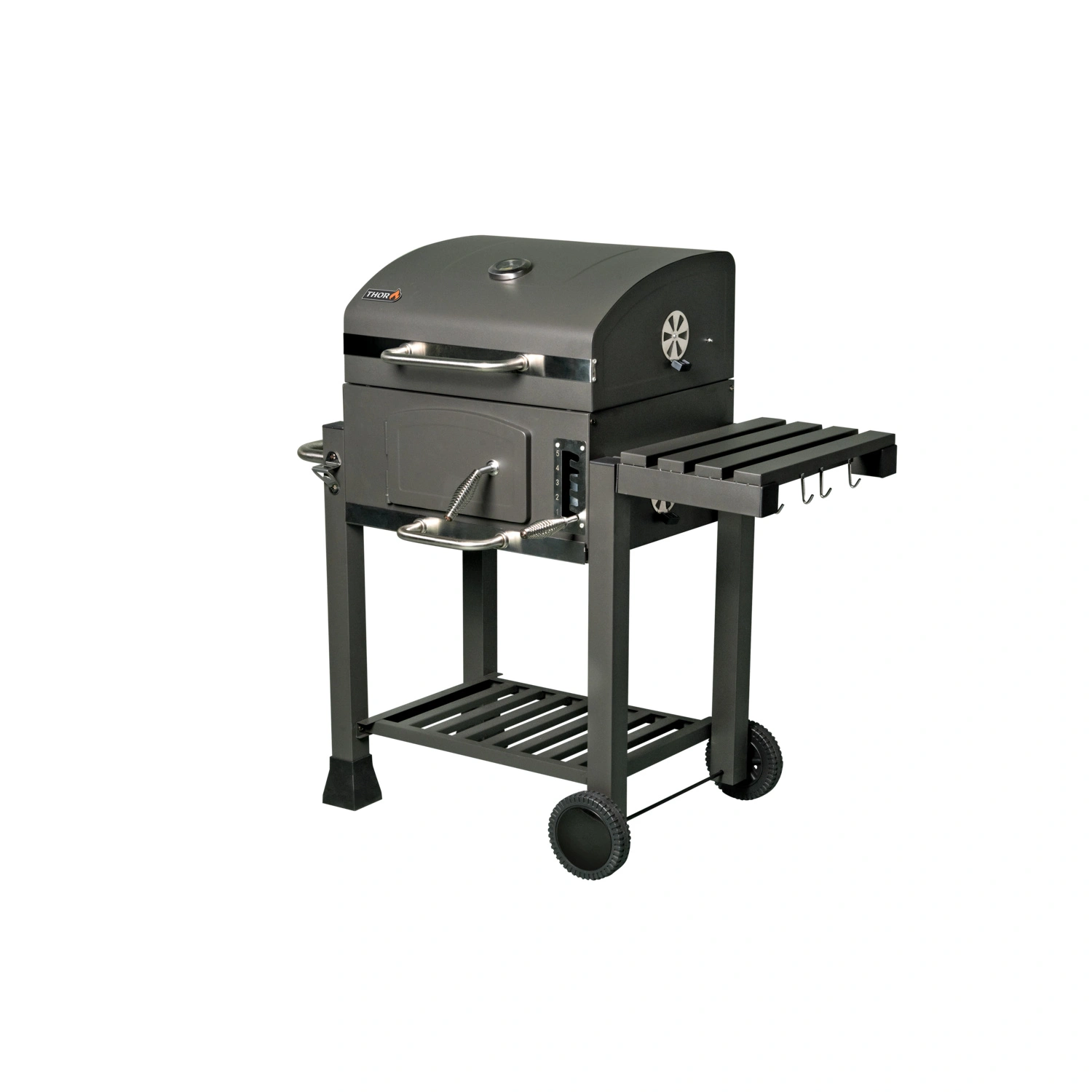 BARBECUE AU CHARBON DE BOIS « OTTAWA « ,  ACIER INOXYDABLE