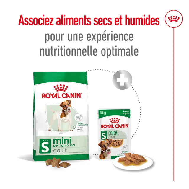 Croquettes pour chiens adultes de petites races (jusqu’à 10 kg) – À partir de 10 mois