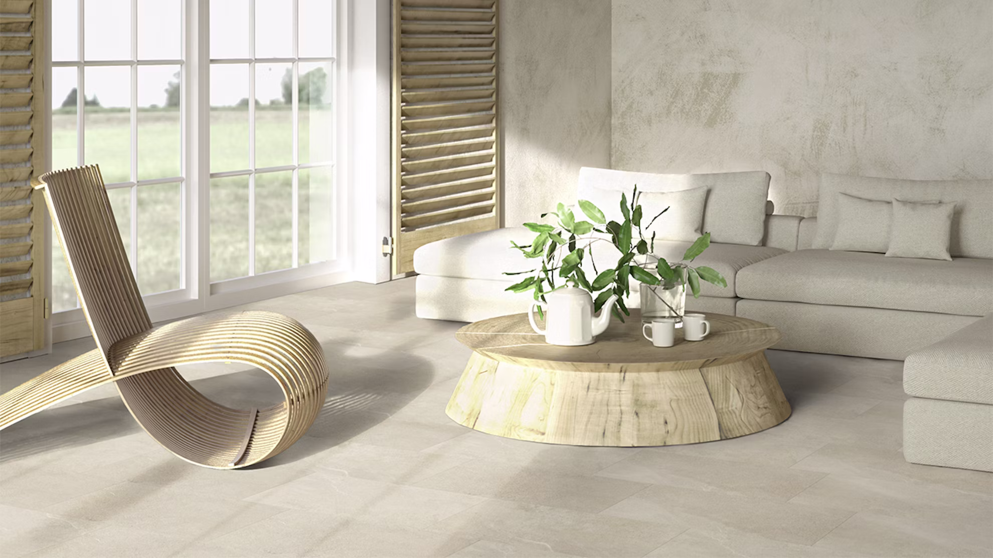 REVÊTEMENT SOL VINYLE, SENSO PREMIUM RIGIDE AC, SANDY STONE