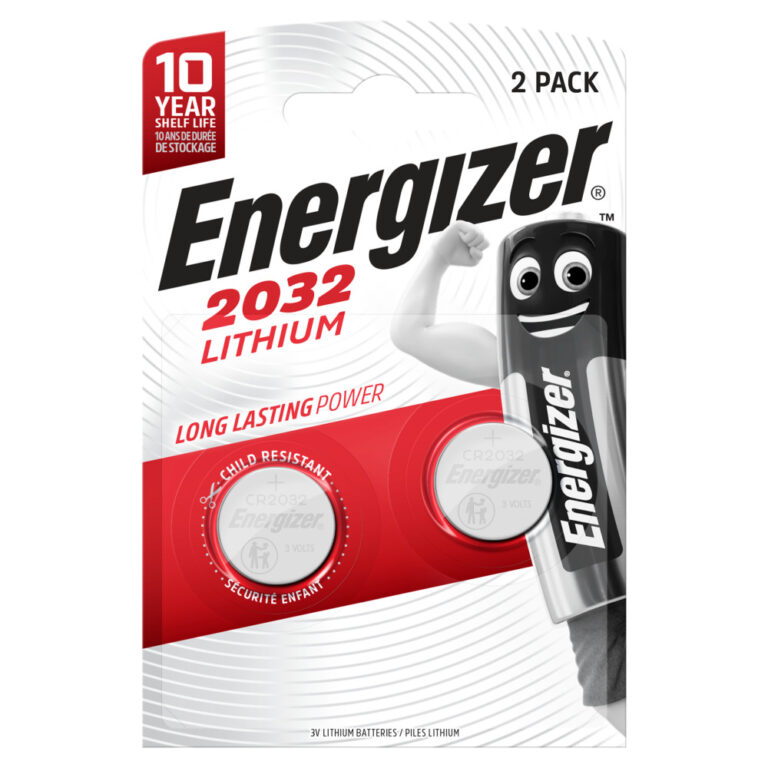 PILE BOUTON AU LITHIUM ENERGIZER CR 2032 2 PIÈCES