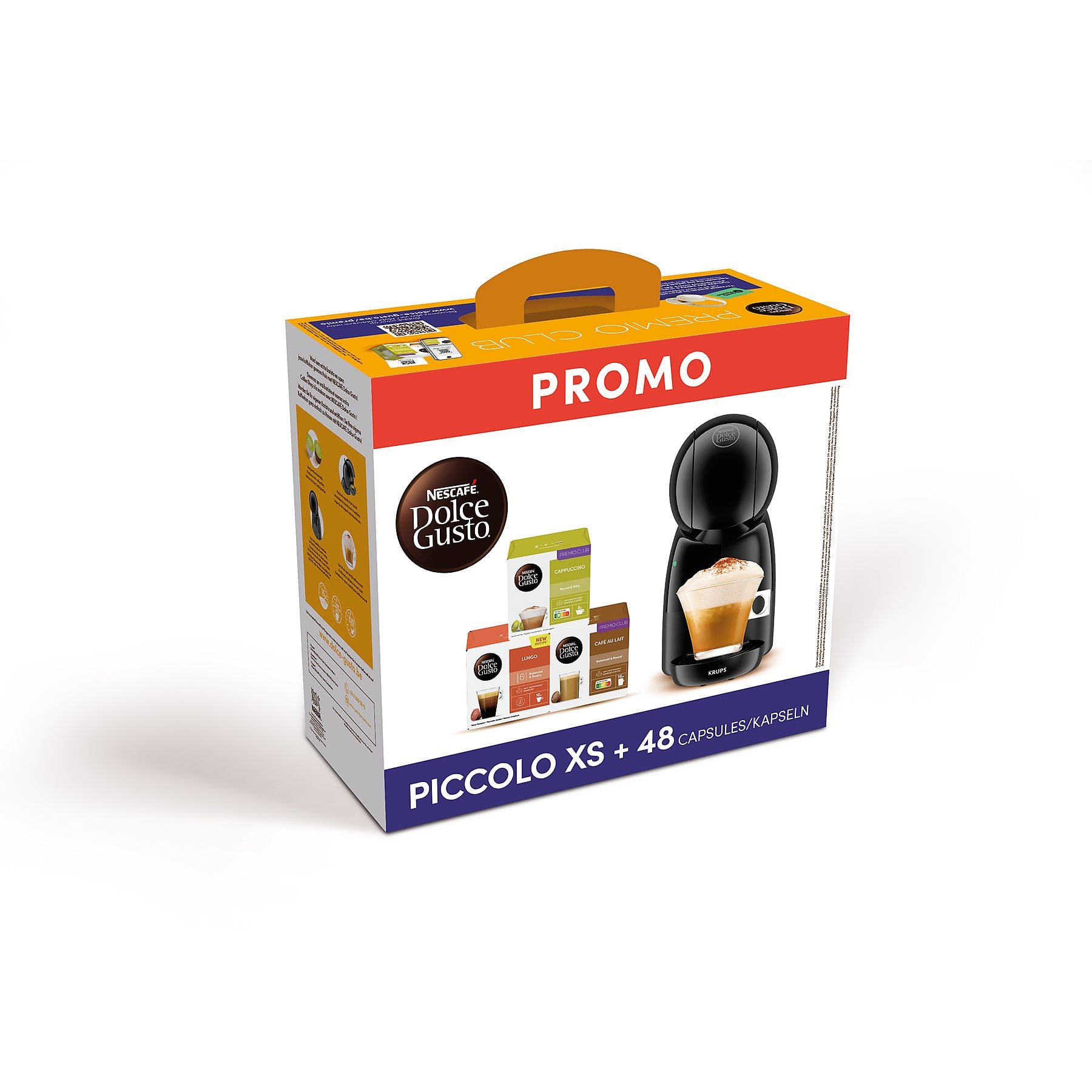 KRUPS NESCAFÉ DOLCE GUSTO PICCOLO XS RED & BLACK