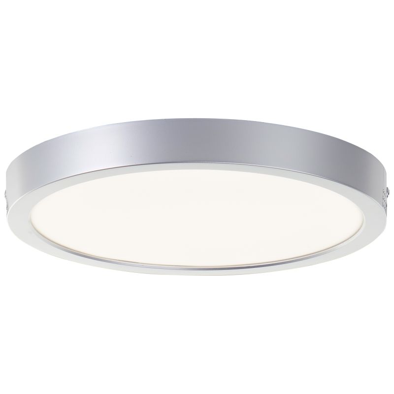 PLAFONNIER LED NAVARA ARGENT 27,5 CM