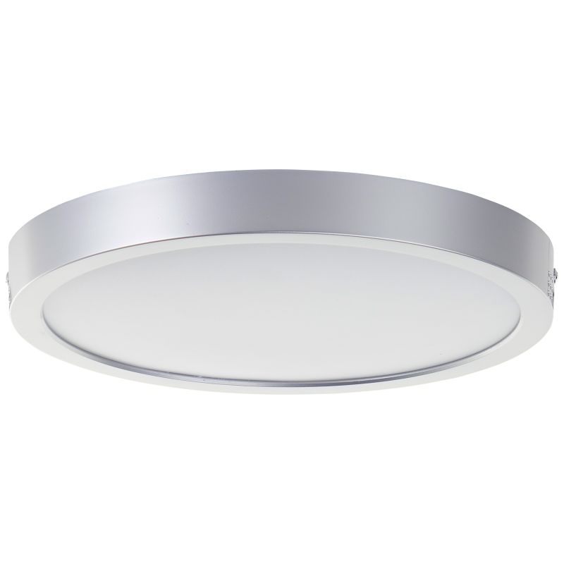PLAFONNIER LED NAVARA ARGENT 27,5 CM