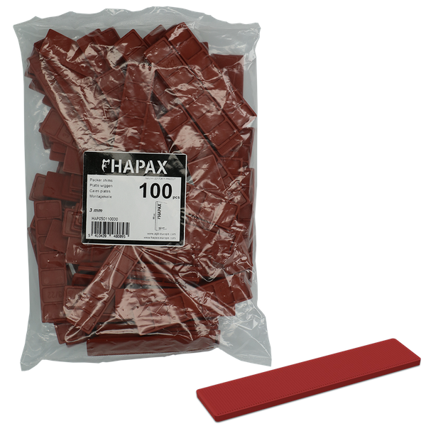 HAPAX CALES PLATES 3×22, 00×95 ROUGE