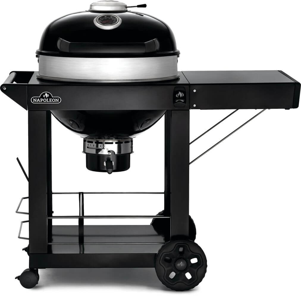 BARBECUE A CHARBON PRO 22 AVEC CHARIOT