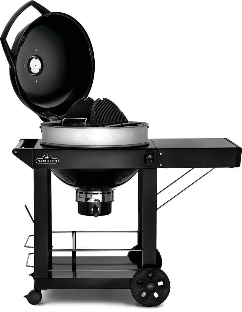 BARBECUE A CHARBON PRO 22 AVEC CHARIOT