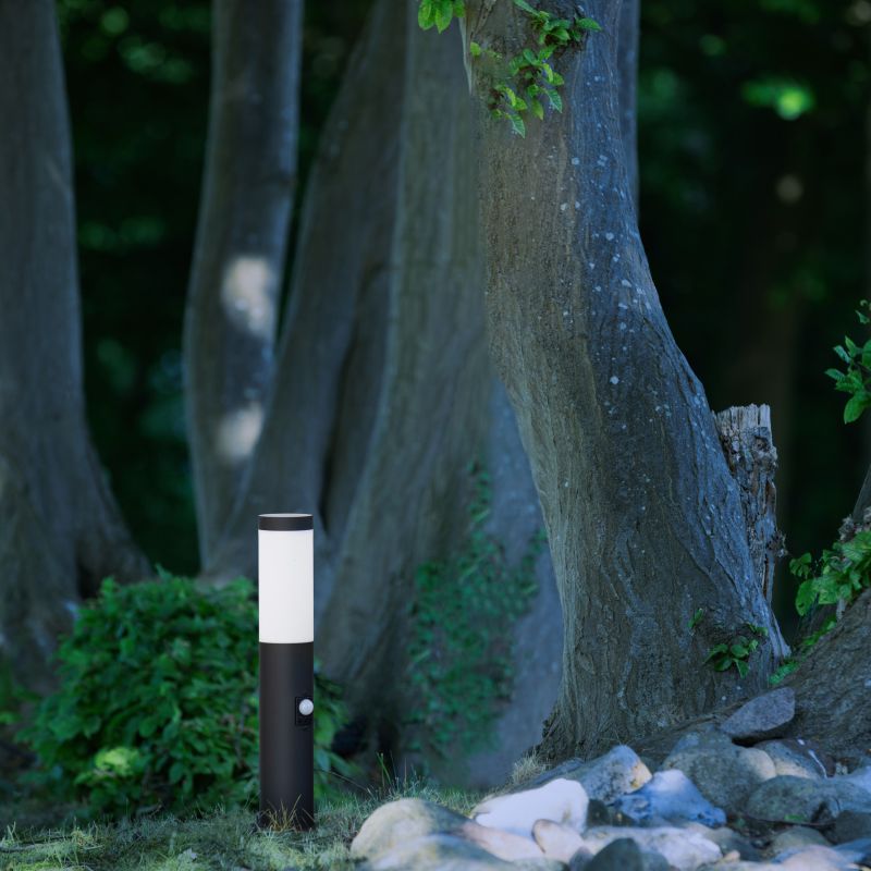 LAMPE SUR PIED EXTÉRIEURE DODY AVEC DETECTEUR DE MOUVEMENT