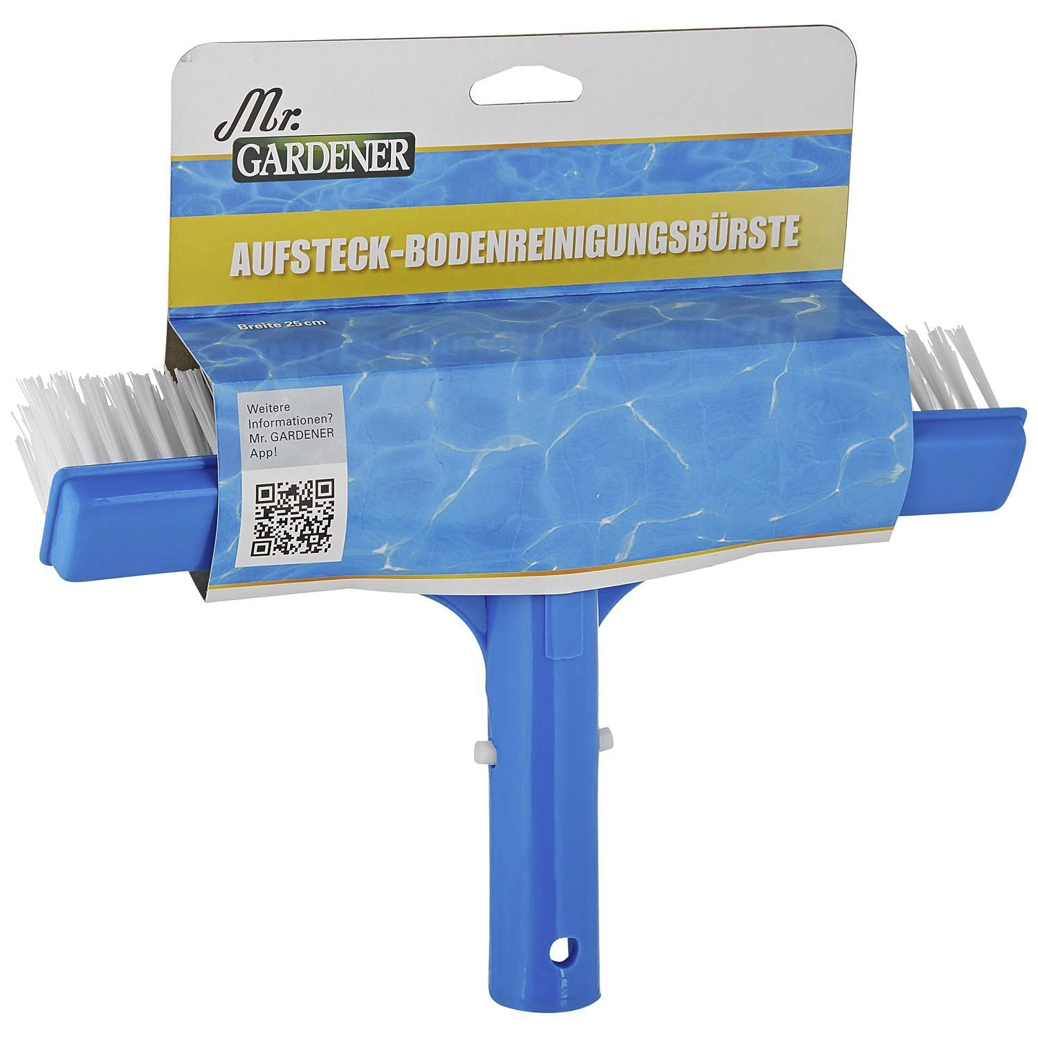 Brosse nettoyante de sol à clipser en plastique
