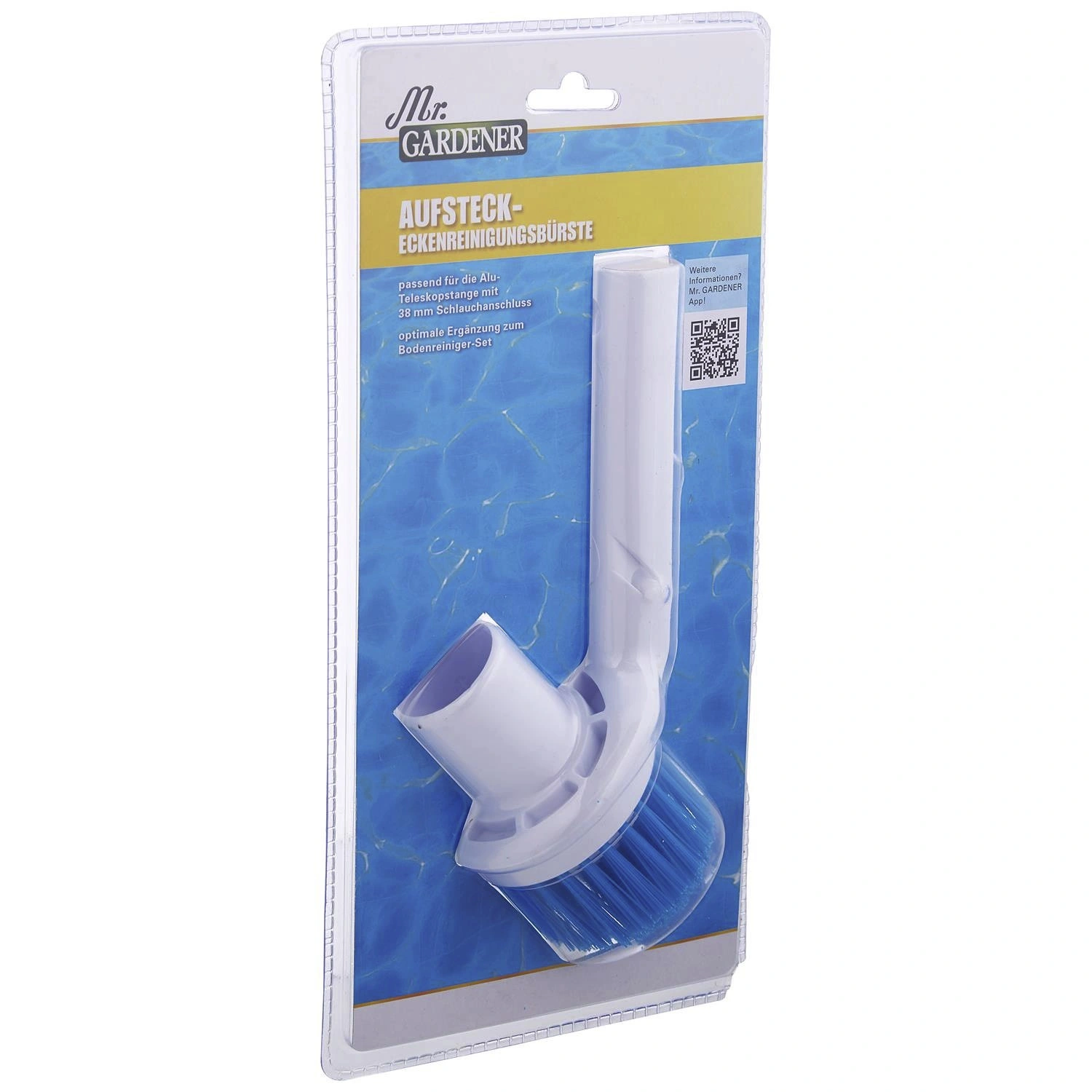 Brosse de nettoyage d’angle à clipser