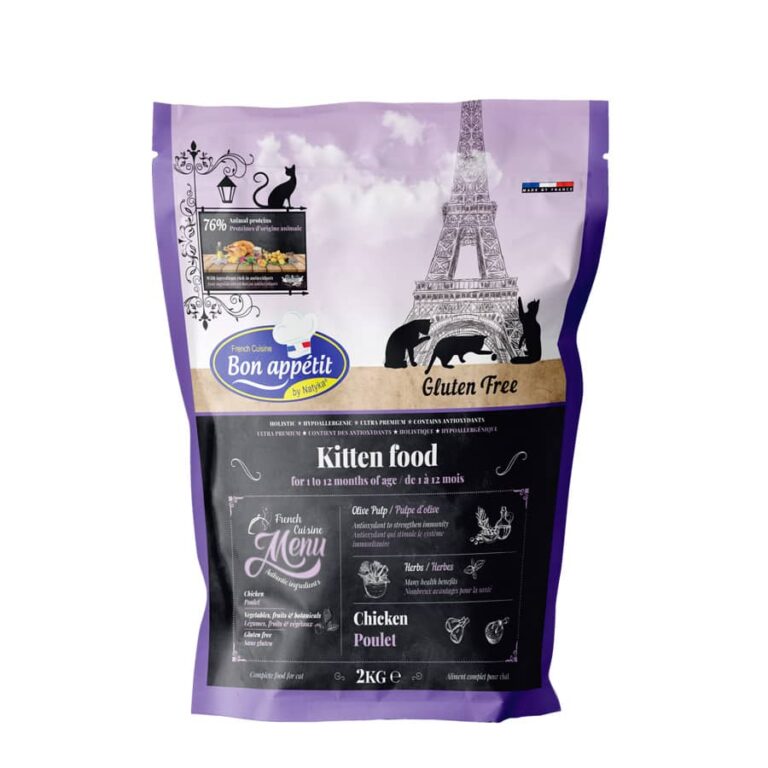 Croquettes chaton - Poulet & Riz - 1,5 kg