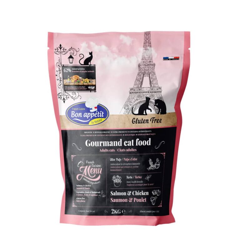 Croquettes chat adulte Gourmand - Saumon & Poulet - 2 kg