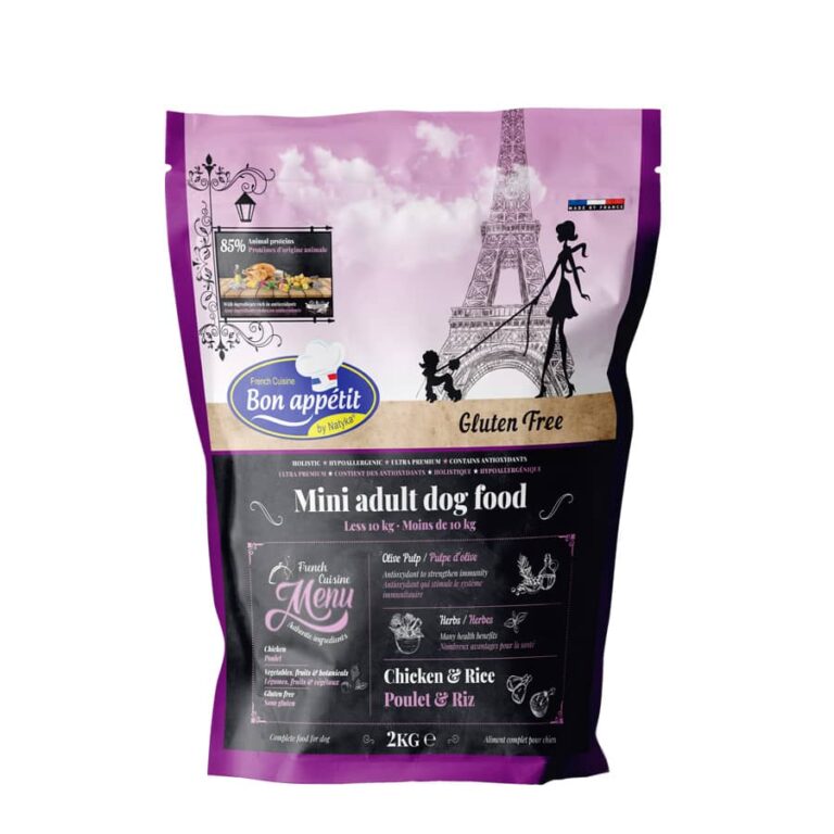 Croquettes chien adulte Mini - Poulet & Riz - 2 kg