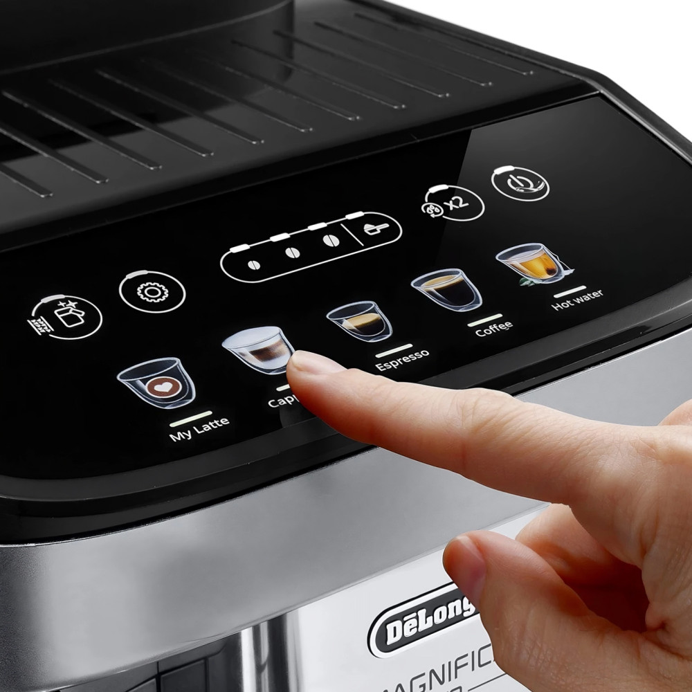 DELONGHI MAGNIFICA EVO MACHINE À CAFÉ GRAIN À TASSE – ARGENT