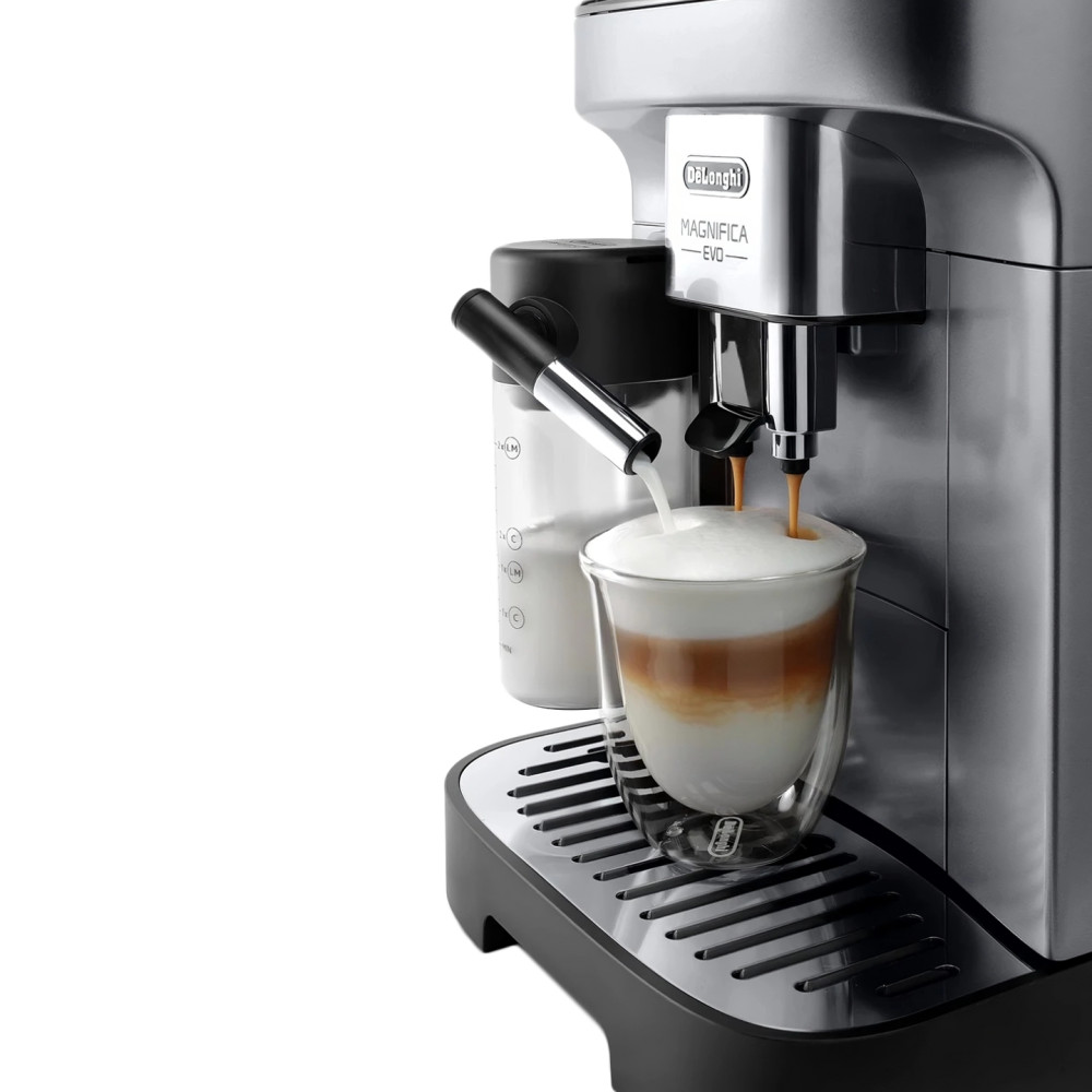DELONGHI MAGNIFICA EVO MACHINE À CAFÉ GRAIN À TASSE – ARGENT
