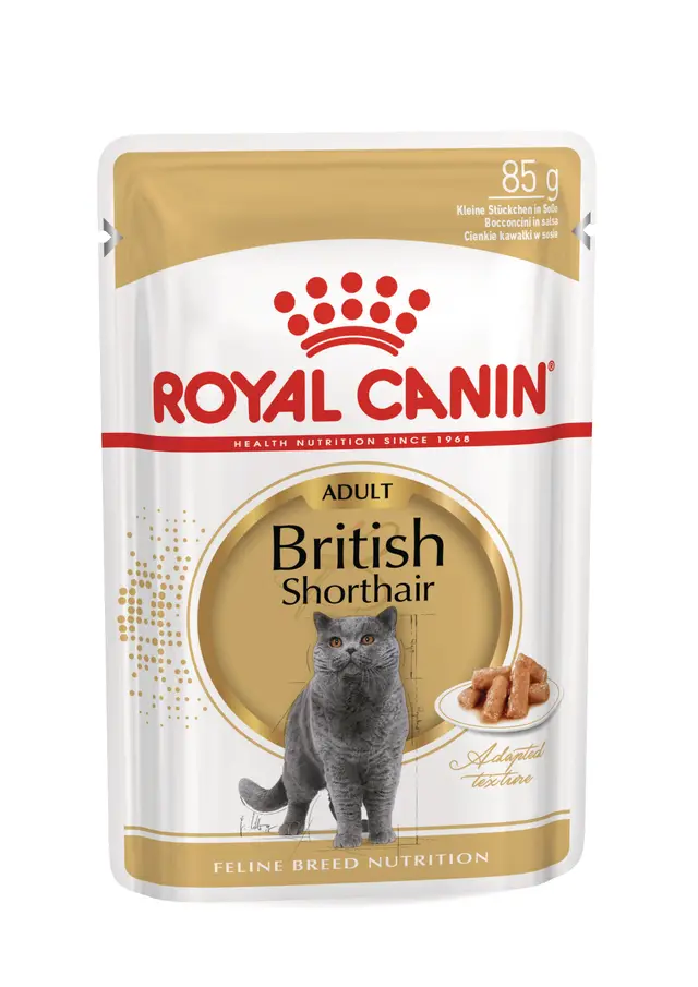 Nourriture humide pour chat British Shorthair 85 g