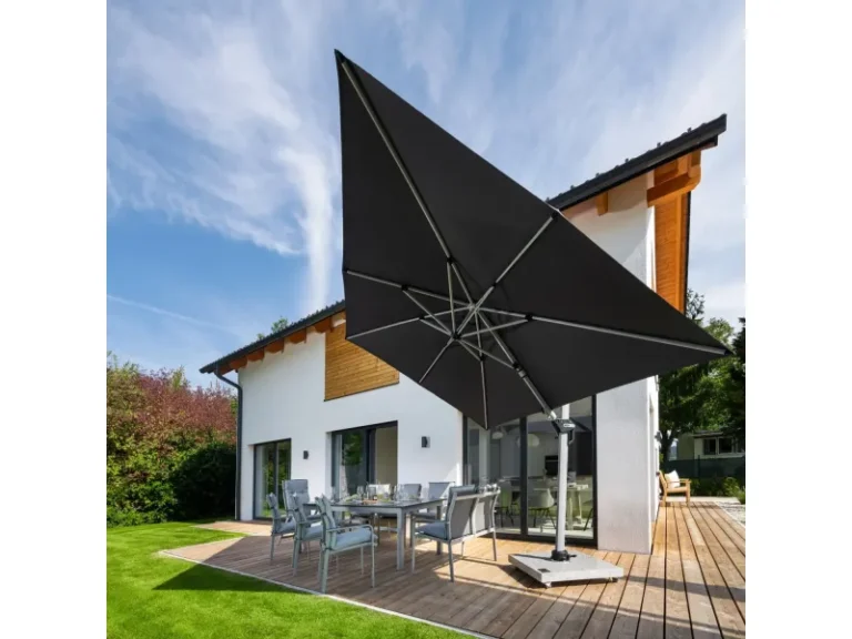 PARASOL AVEC MECANISME A MANIVELLE
