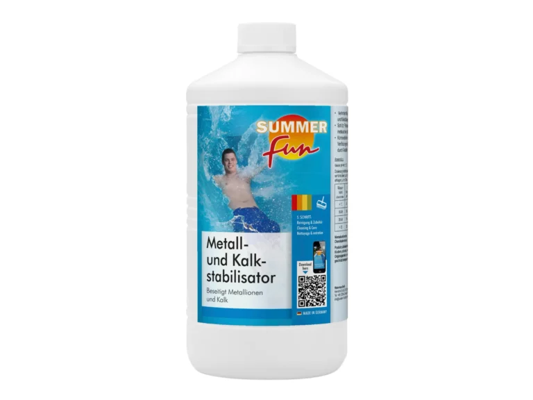 Stabilisateur métal et chaux pour piscine