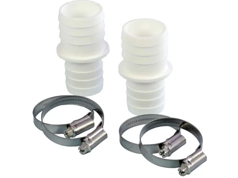 Connecteur de tuyau de 32 mm à 38 mm Ø38 mm avec 4 adhésifs à tuyau