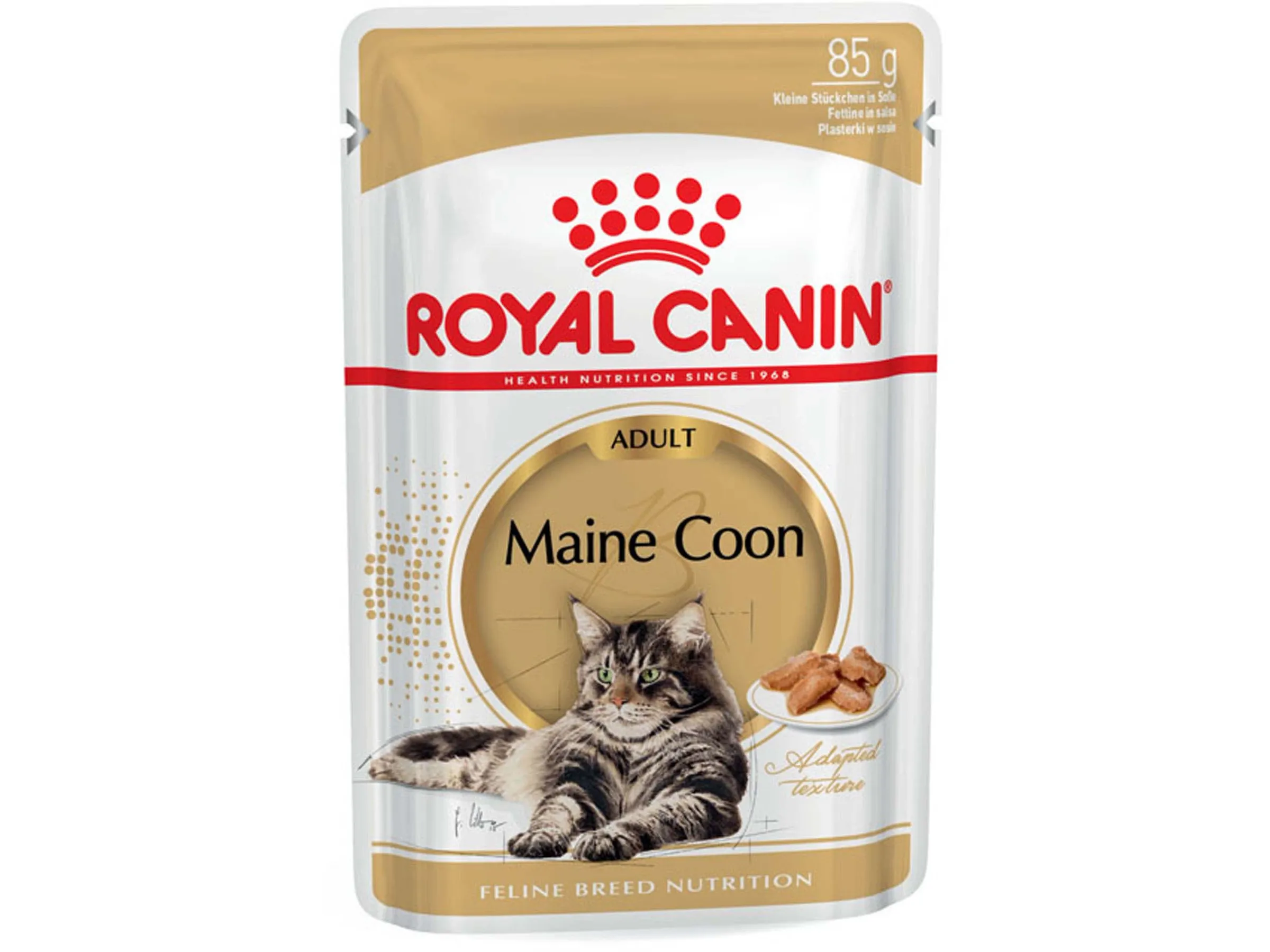 Aliment complet pour chats adultes Maine Coon