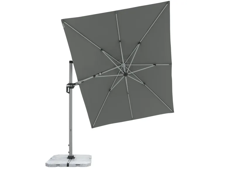 PARASOL AVEC MECANISME A MANIVELLE