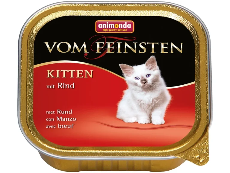 Nourriture humide au boeuf pour chatons 100 g