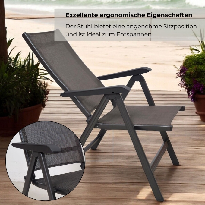 CHAISE PLIANTE MULTI POSITION