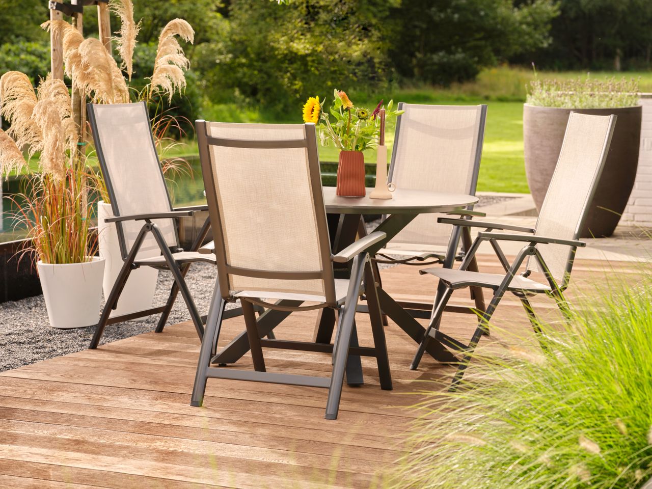CHAISE DE JARDIN REGLABLE ARUBA