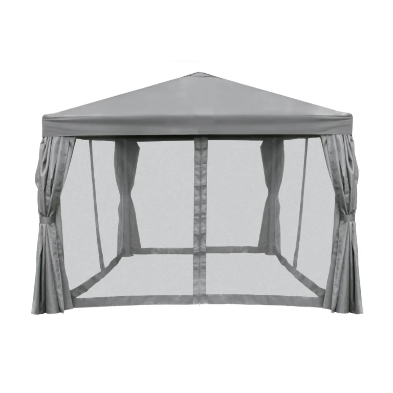 PAVILLON AVEC PANNEAUX LATÉRAUX ET MOUSTIQUAIRE