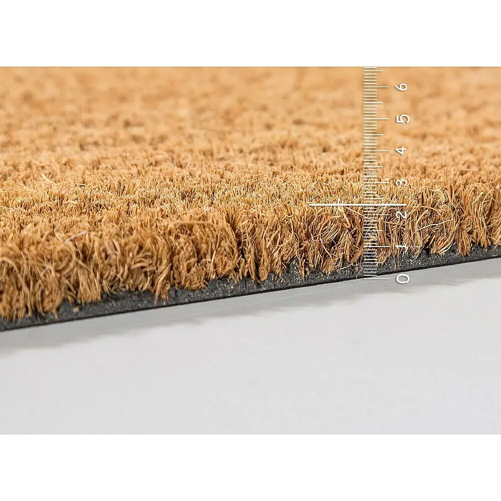 PAILLASSON EN VELOURS COCO NATUREL