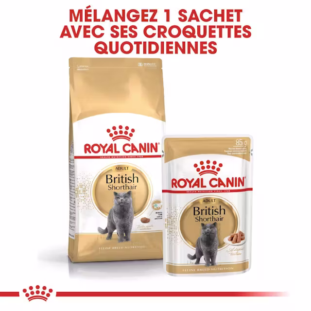 Nourriture humide pour chat British Shorthair 85 g