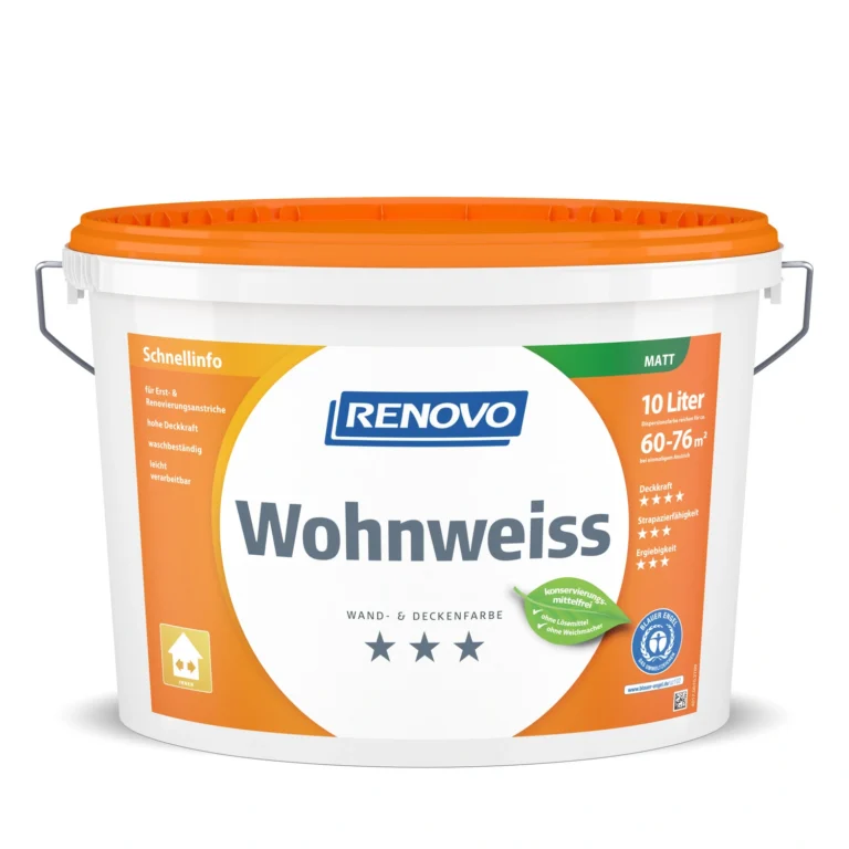 Peinture pour murs et plafonds "Wohnweiss"
