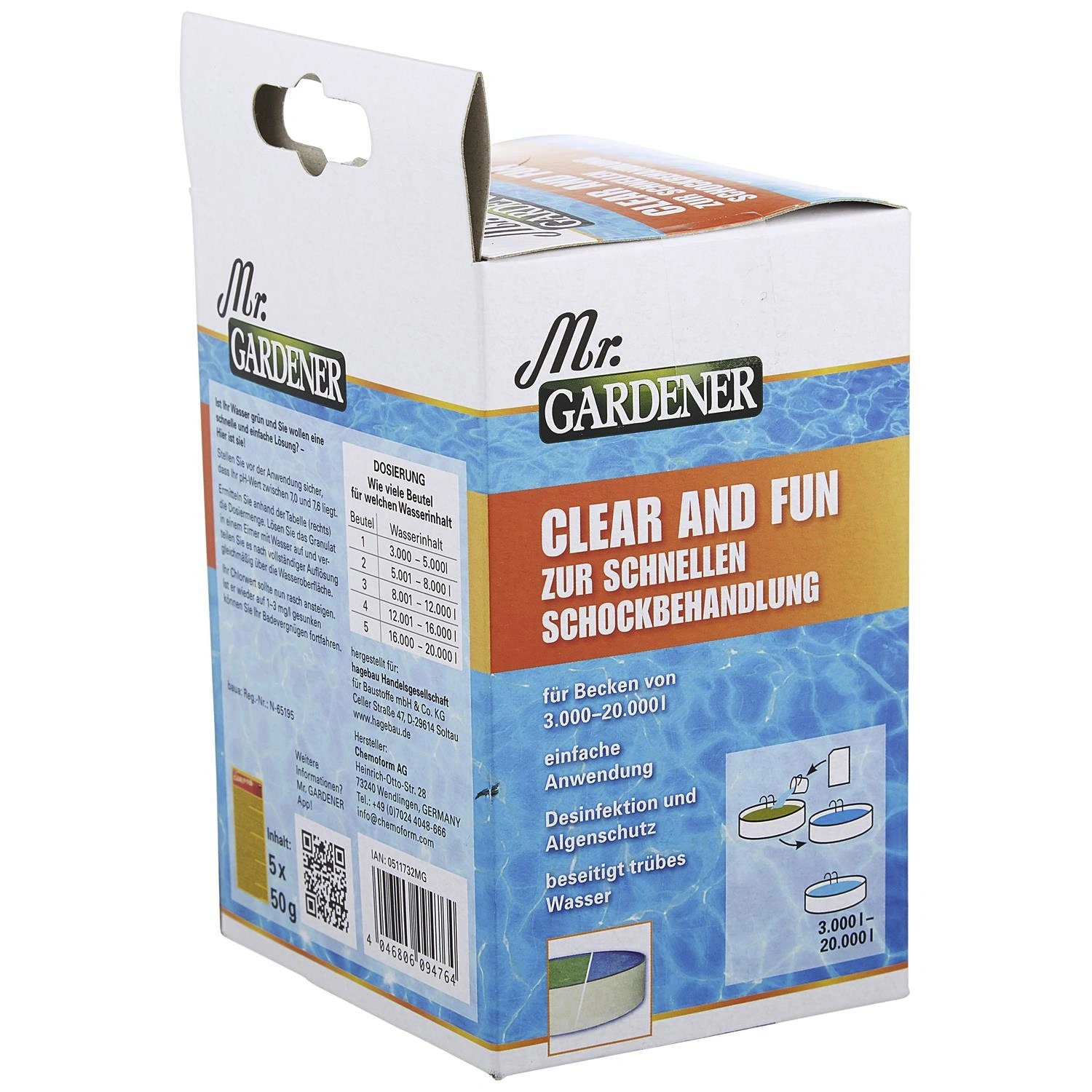 Entretien de l’eau « Clear N Fun »