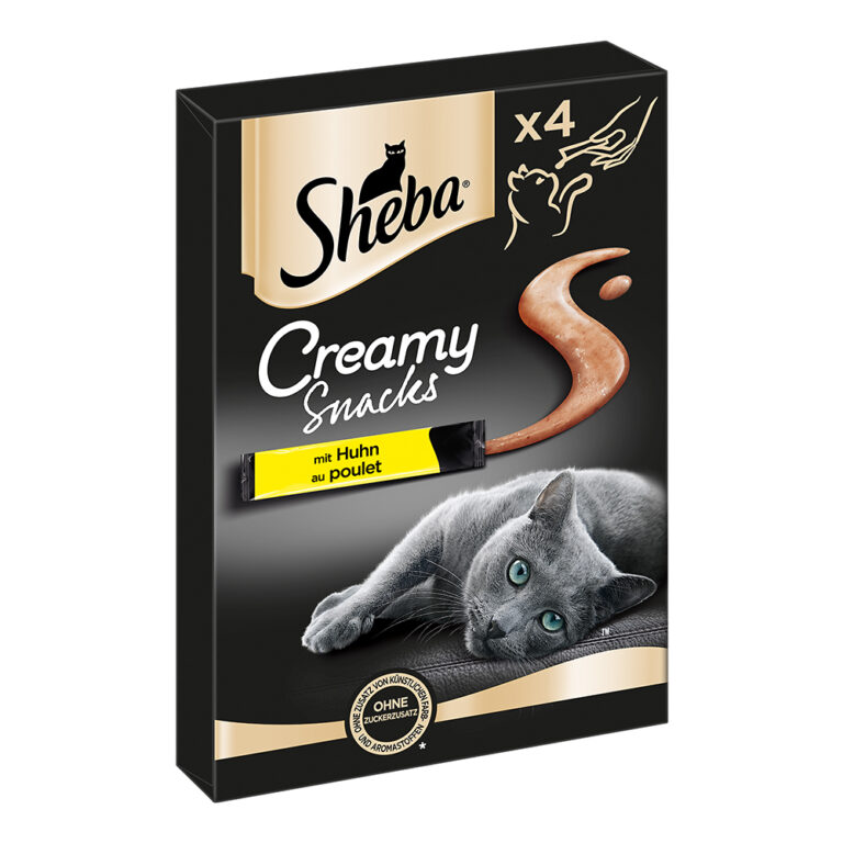 Snack pour chats crémeux au poulet