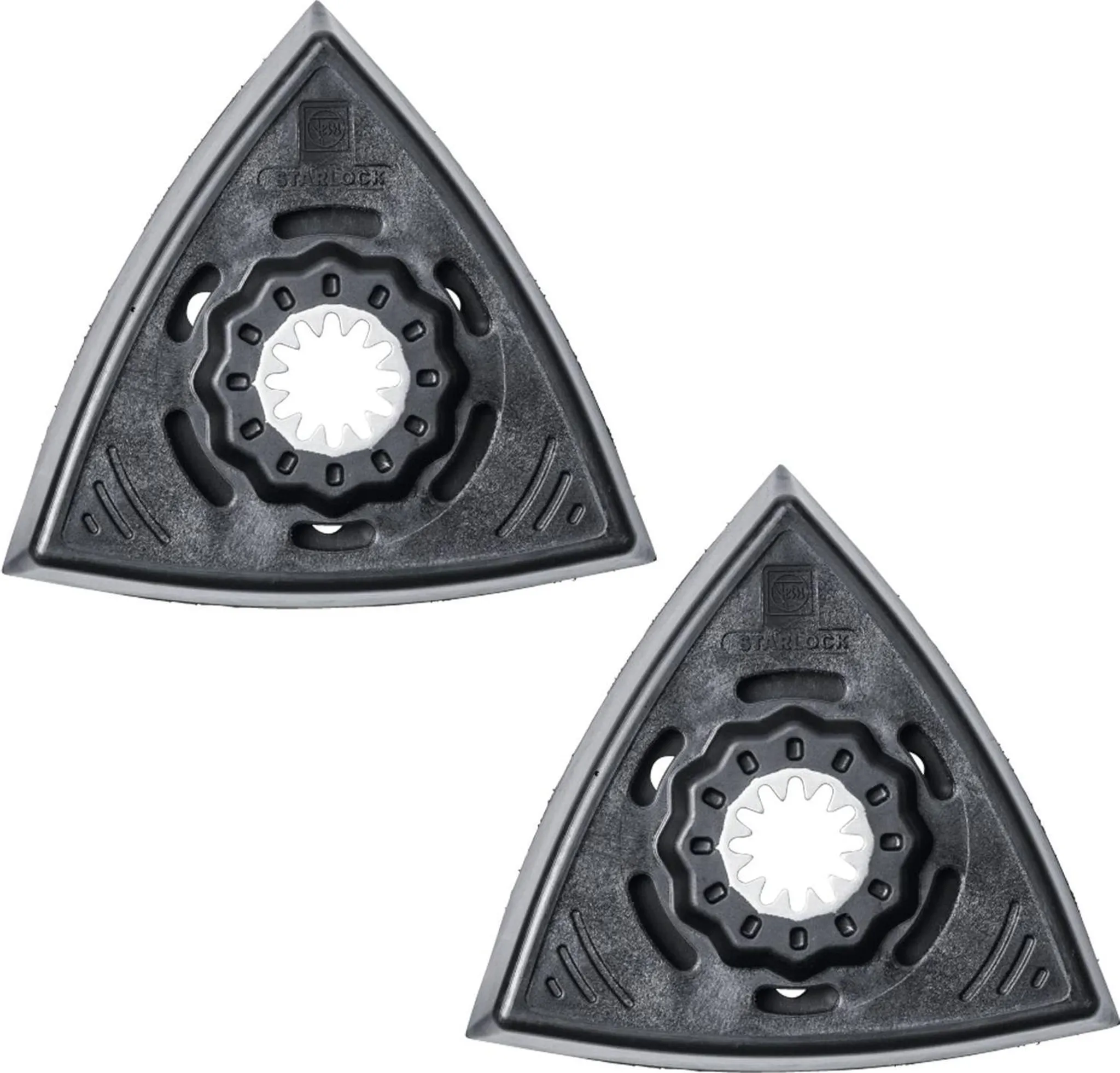 Lot de 2 plaques de ponçage fines perforées