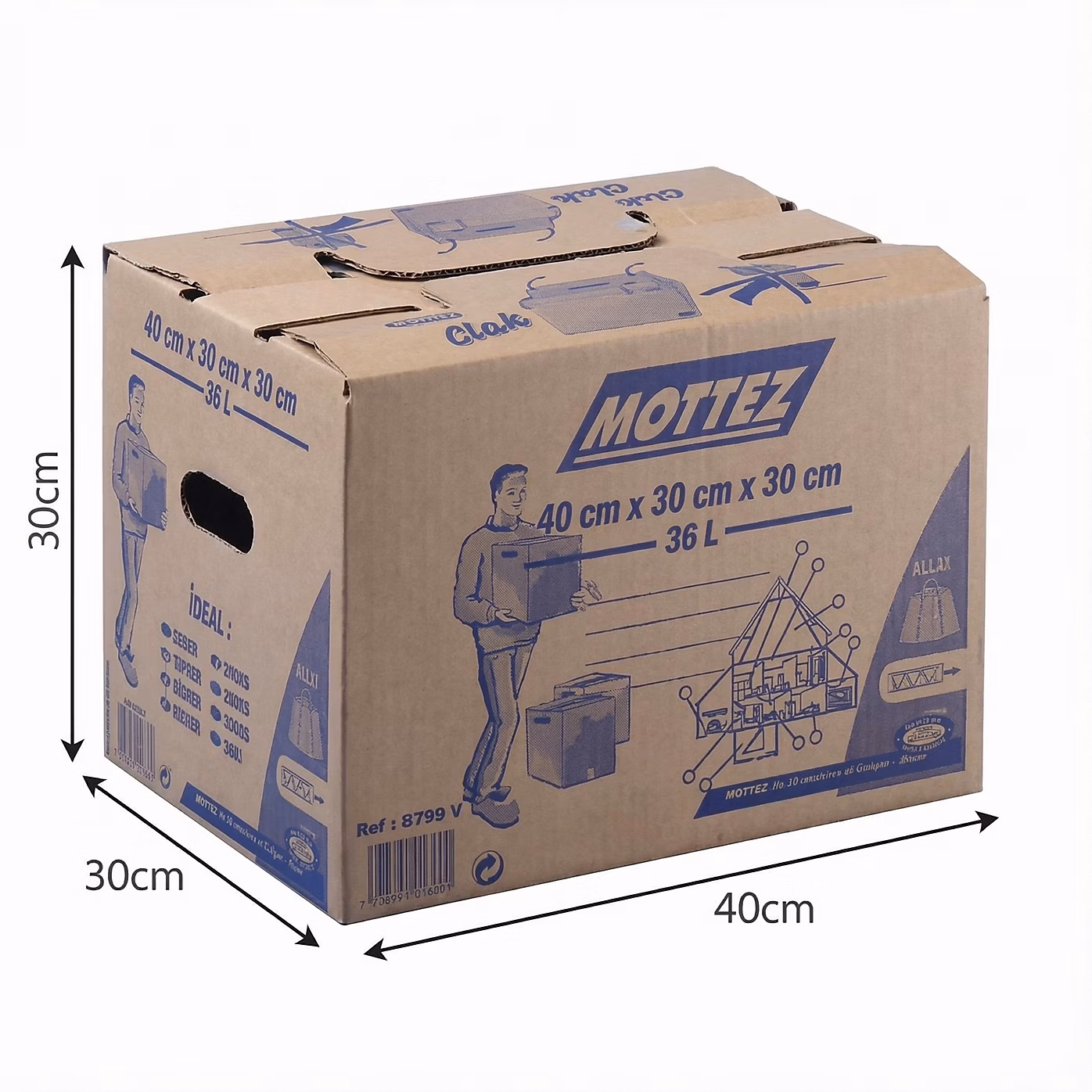 Carton de déménagement – 36 L