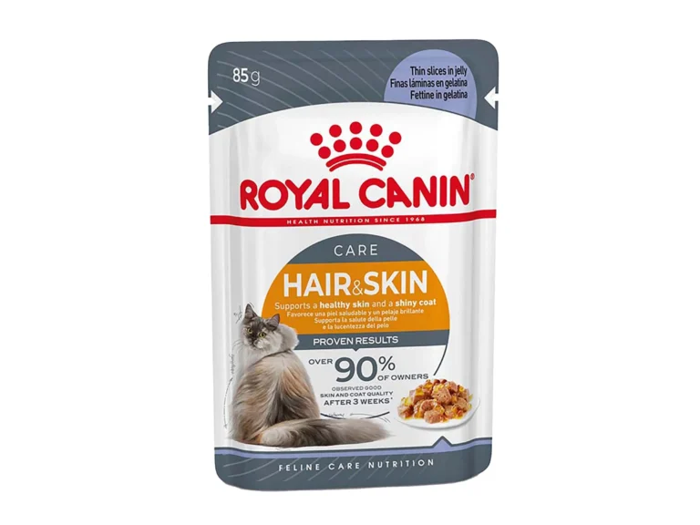 Gelée pour chats Royal Canin Hair & Skin Care pour un pelage sain - 85 g