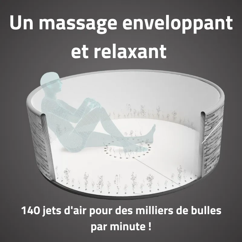Spa gonflable rond Lay-Z-Spa Vancouver AirJet Plus