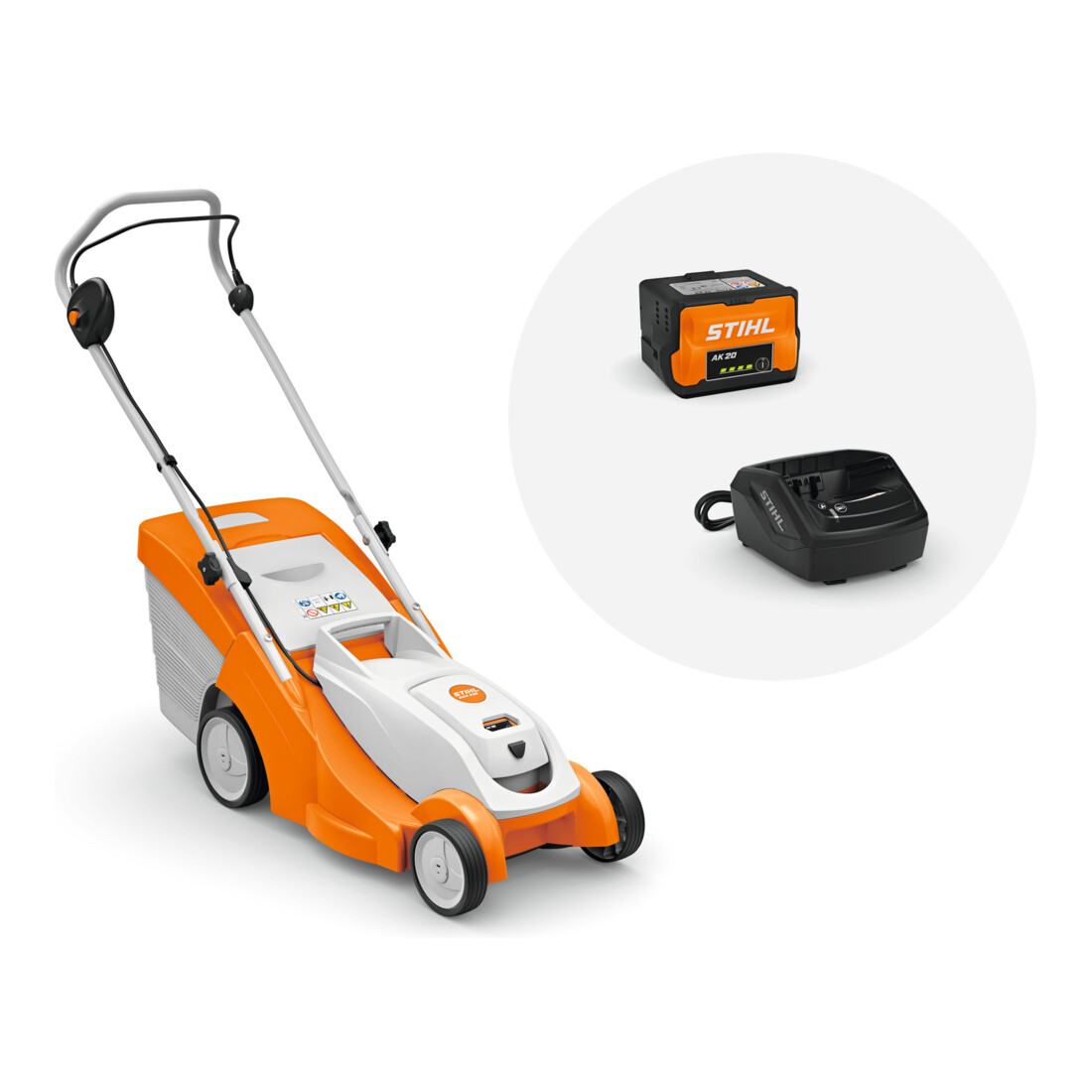 Tondeuse sans fil RMA « 239 » avec batterie « AK 20 » et chargeur « AL 101 »