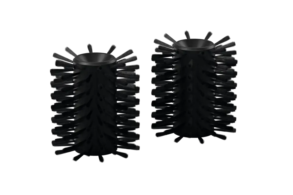Brosses, pour brosse-rouleau rotative